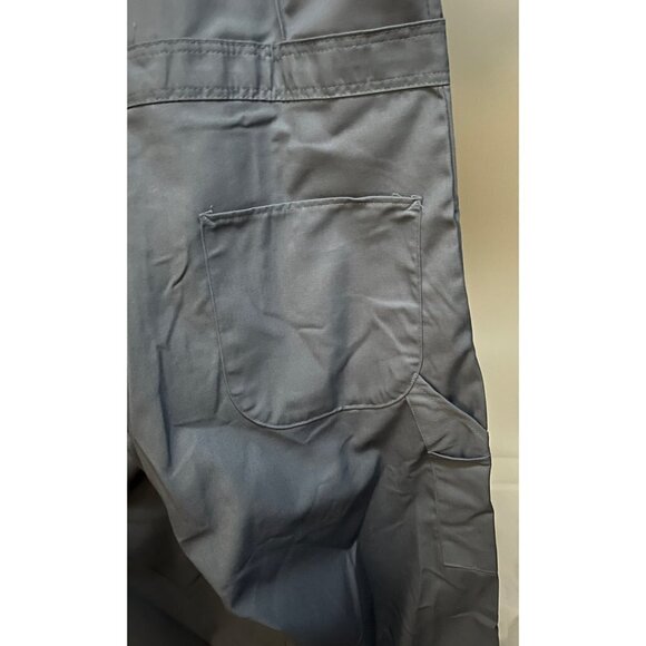Red Kap Mens Blue Work Uniform Cargo Mechanic Zip Up Coveralls 44 REG Pockets - Picture 6 of 7